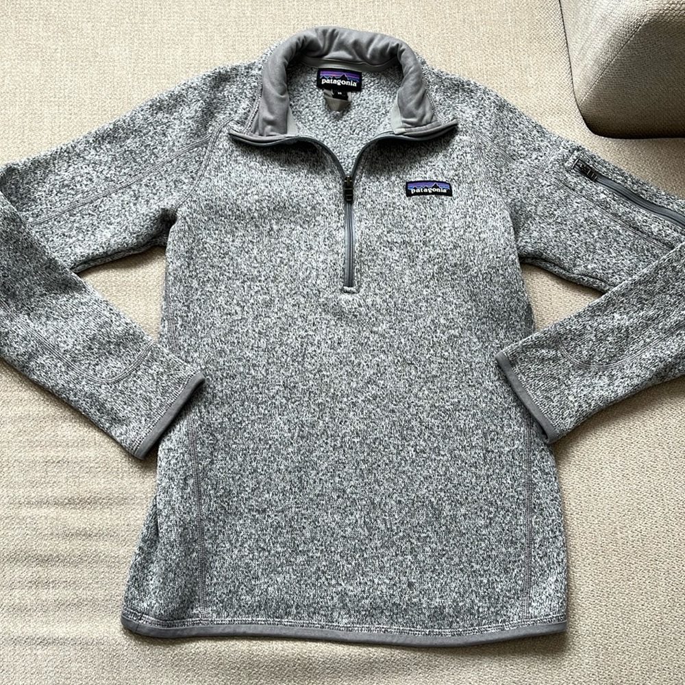Patagonia Woman’s Better Sweater 3/4 Zip Fleece Size XS